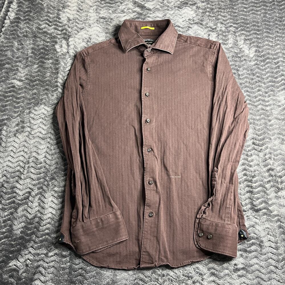 Rare Rabbit Shirt Mens Medium Button Up Long Sleeve Casual